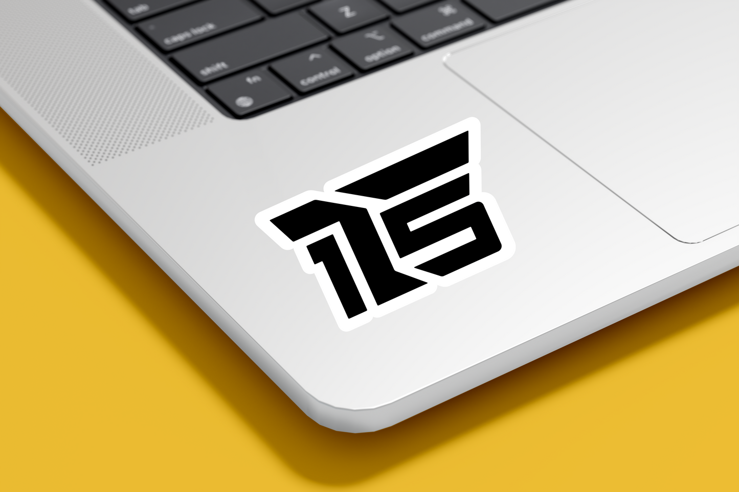 15 Tango Black Logo Stickers